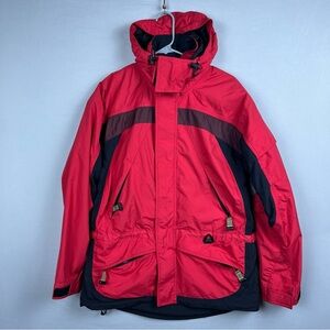 Obermeyer Men's Red and Black Ski Jacket